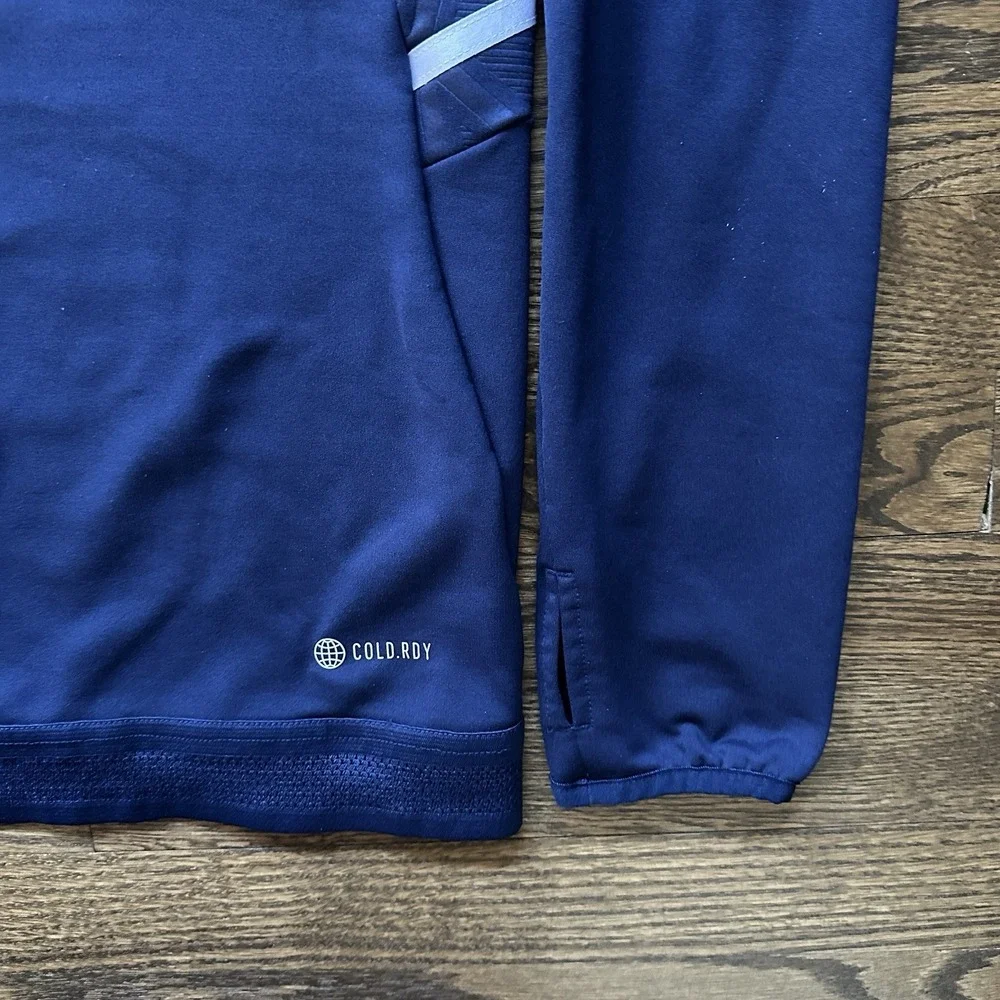 Adidas Mens Condivo 22 Pro Soccer Training Top COLD.RDY Navy Blue HA6253